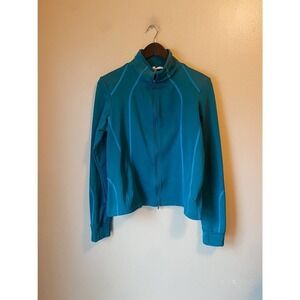 Athleta Moisture Wicking Hidden Pocket Exercise Running Gym Jacket